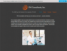 Tablet Screenshot of p-mconsultants.com